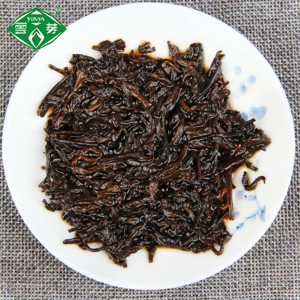 Puwen YUNYA Puer Ripe Pu-erh "Phoenx" Feng Bing Shu Puerh Tea Cake 400g
