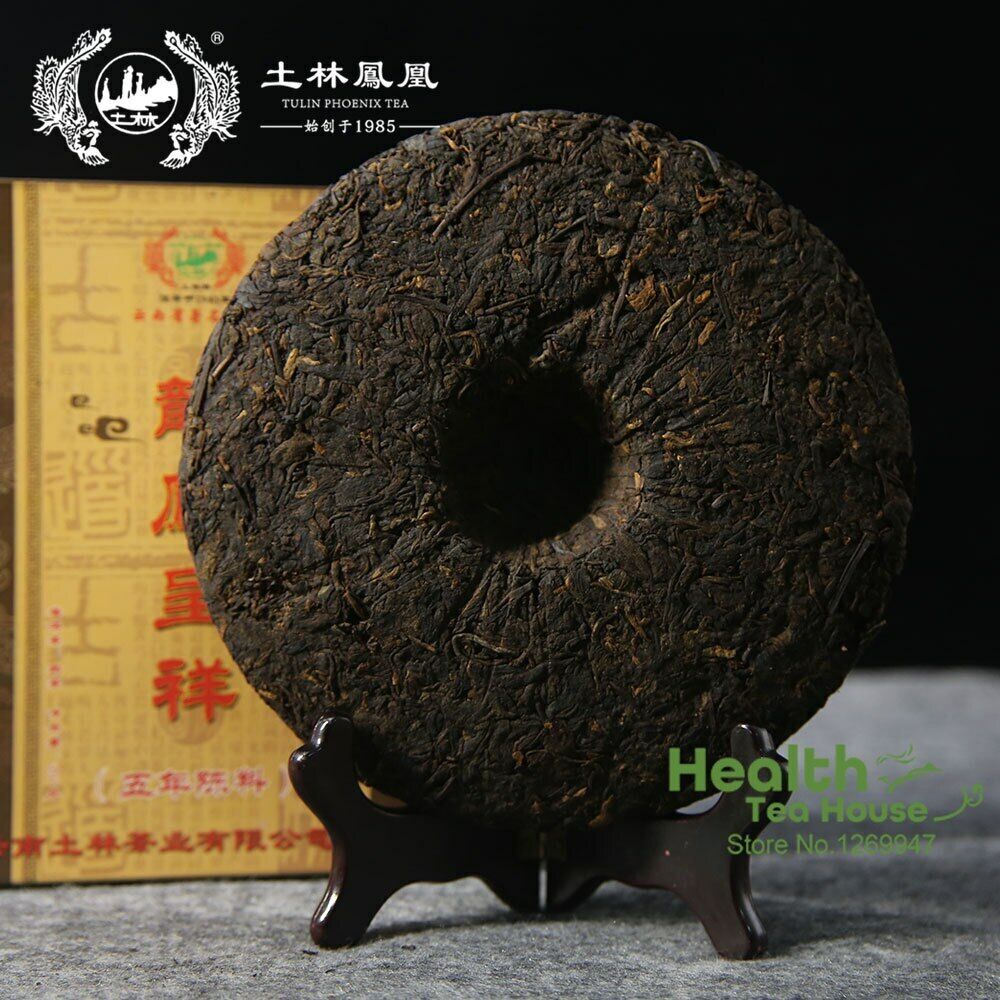 TuLin "Long Feng Cheng Xiang" Five-Year Old Material Ripe Pu Erh Tea 357g