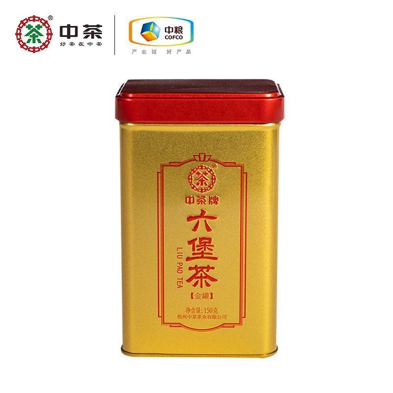 CHINATEA Brand Golden Can 2nd Grade Liu Bao Hei Cha Dark Tea Loose Liu Pao 150g Secondary image