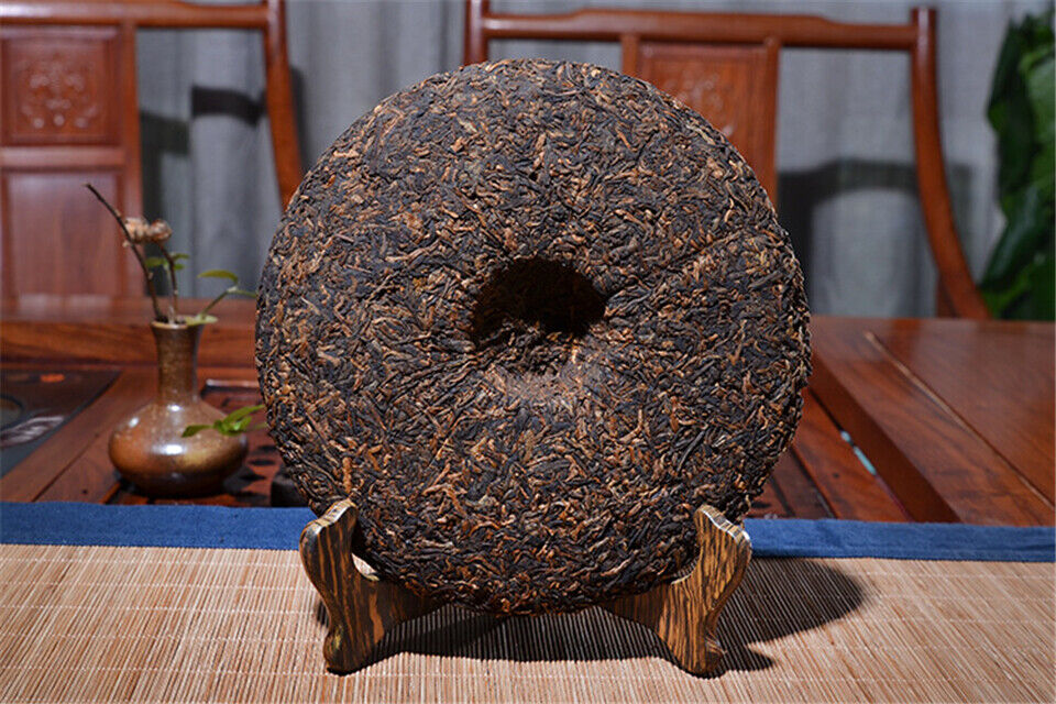 Qiao Mu Jin Zhen * Yunnan Puerh Golden Bud Pu-erh Tea Cake Ripe Puer Shu 357g