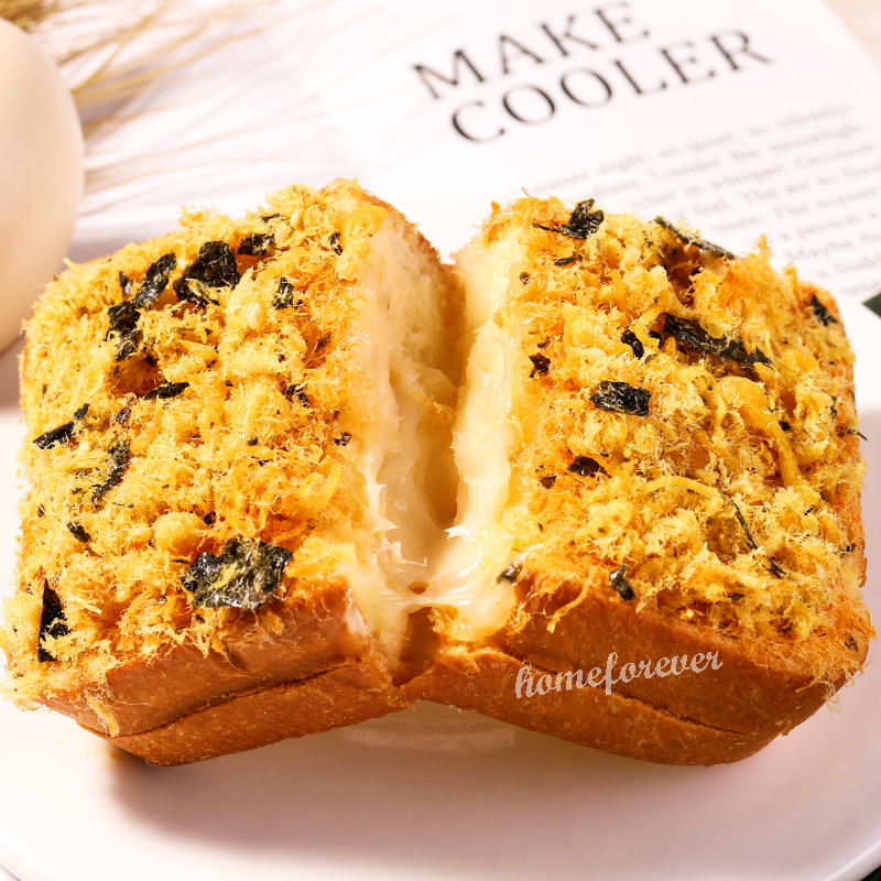 Youchen Meat Floss Seaweed Toast Breads 1000g Chinese Food 中国零食友臣肉松海苔吐司乳酪手撕面包