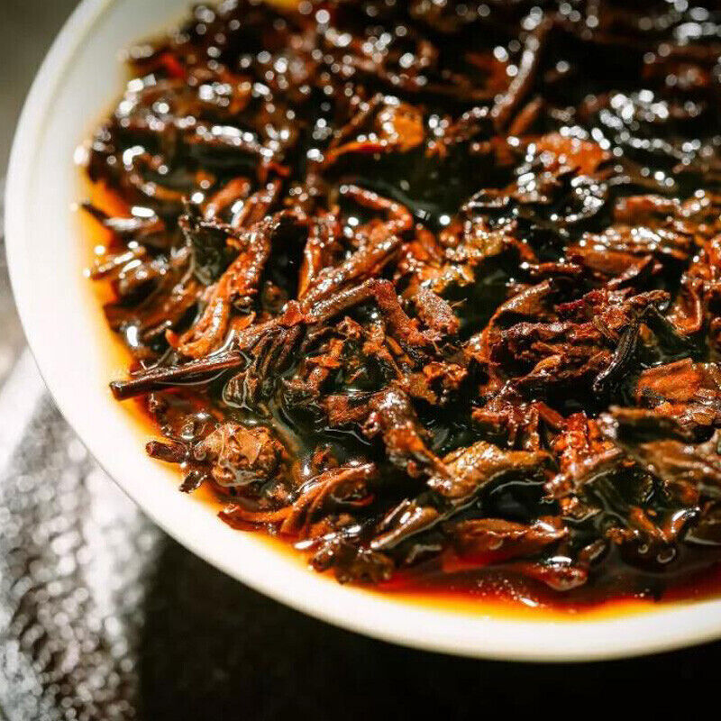 Zhong Cha Hou De Shu Bing Chinatea Menghai Ripe Puer Pu'er Tea 357g