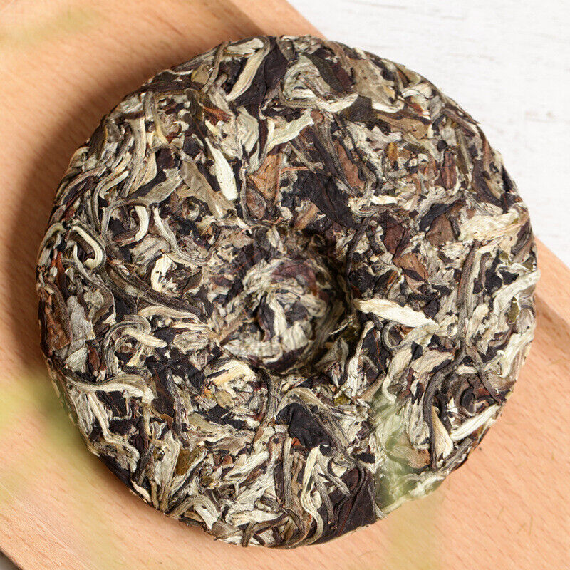 Yunnan Puer White Buds Raw Ancient Tree Shen Pu Erh Tea,Moon Light Pu'er 100g Secondary image