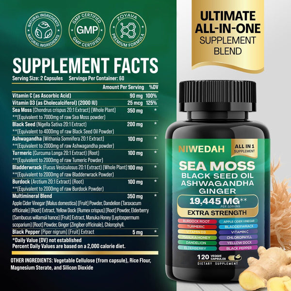 Dynamic Vitality Bundle - Sea Moss Multivitamin & Shilajit Power Combo