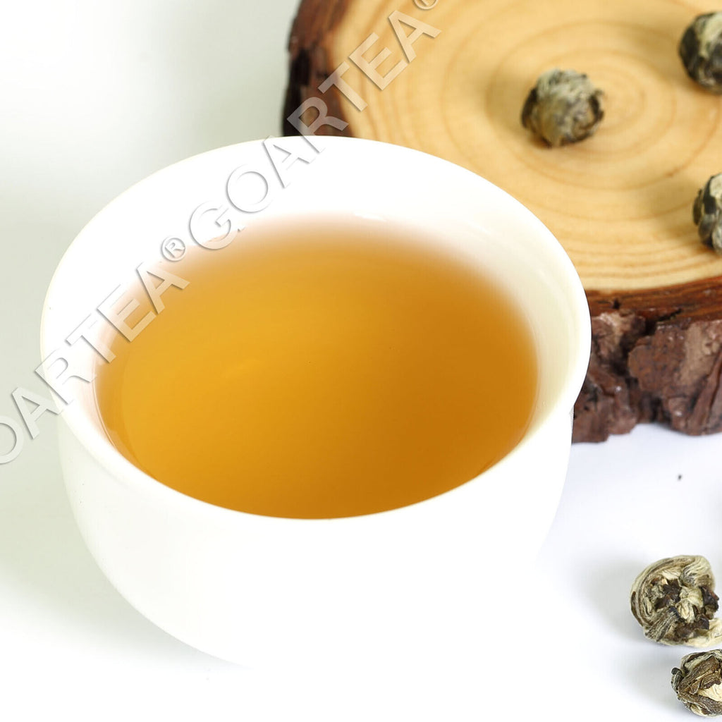 GOARTEA 250g Premium Jasmintee Jasmine Dragon Pearl Green Tea Jasmin Grüner Tee