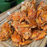 500g Pikante kleine Seekrabben in Dosen, gekochte Meeresfrüchte