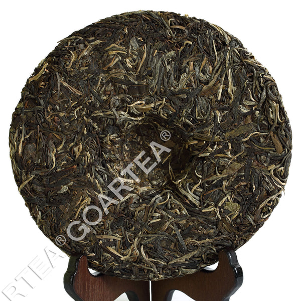 year 357g Organic Yunnan Ancient Tree Spring puer Pu'er Puerh Tea Raw Cake