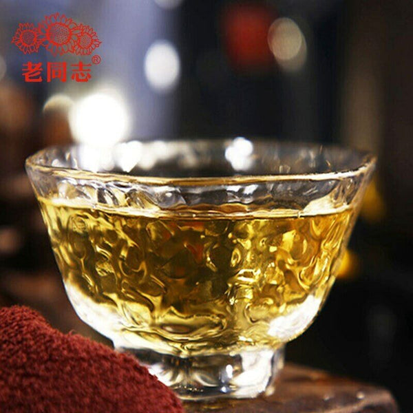 Haiwan Zhang Jia San Dui Raw Puer Tea Bulang Mountain Sheng Puerh 500g