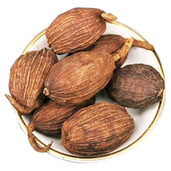Natural Dried Amomum Costatum Black Cardamom Tsaoko Sha Ren Chinese Herb 250g