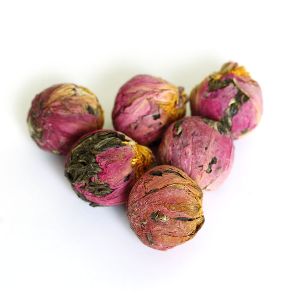 HELLOYOUNG Peony Flowers Yunnan Bulang puer Pu'er Puerh Tea Raw Ball Tuo