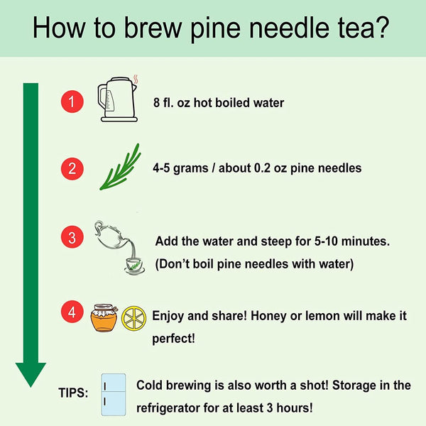 TEARELAE Pine Needle Tea Natural Masson Pine Needles Herbal Tea 142g