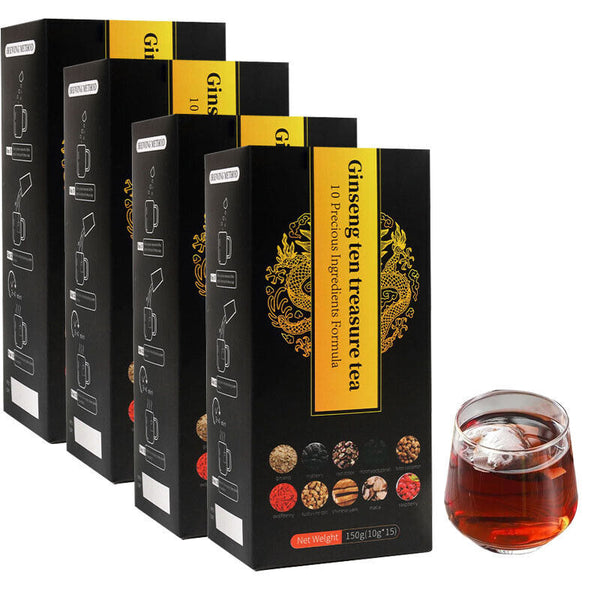 Kidney Health Tea Ginseng Ten Treasure Chinese Herbal