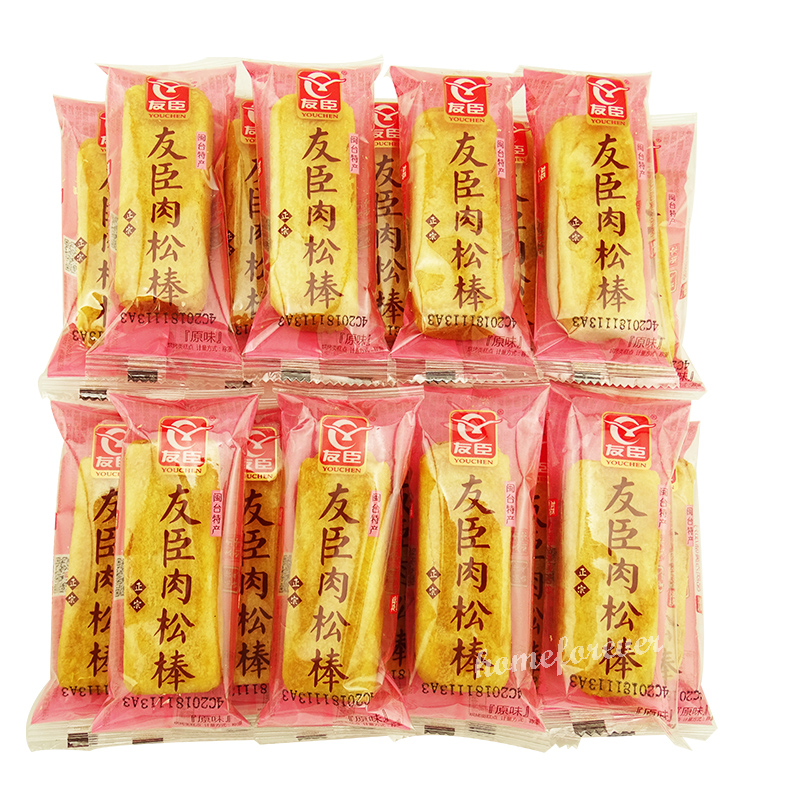 500g New Youchen Meat Floss Cakes Chinese Specialty Snack Food !!友臣肉松棒中国特产零食