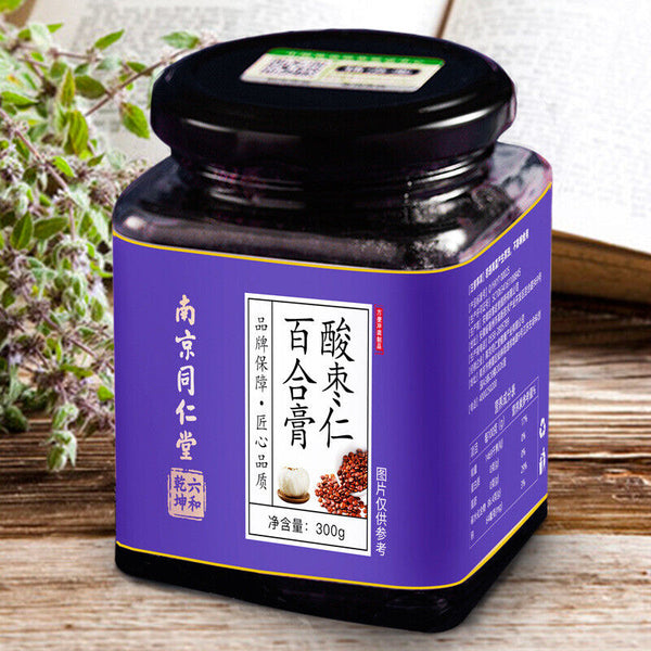同仁堂酸枣仁百合膏桑椹茯苓膏300g TongRenTang Sour Jujube Kernel Lily Paste