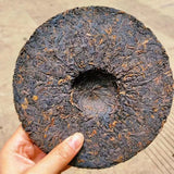 357g Yunnan Old Pu-erh Ripe Tea Cake Da Xue Shan Aged Pu'er Tea Puerh Tea