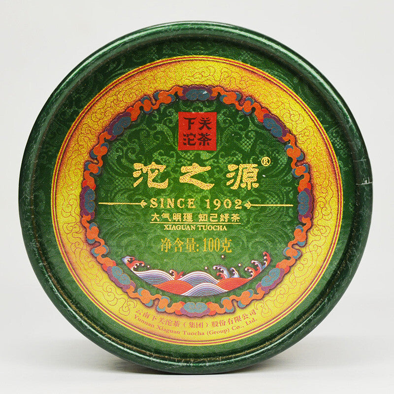 100g with Box TUO ZHI YUAN * 2014 Yunnan XiaGuan TuoCha Puerh Tea Raw Pu'er