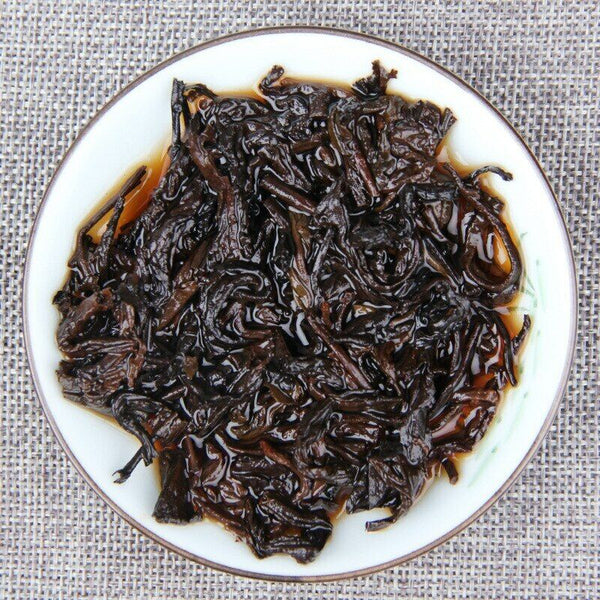 Ripe Yunnan Puer Tea Menghai Spring Tea Iron Shu Puerh Cake 188g