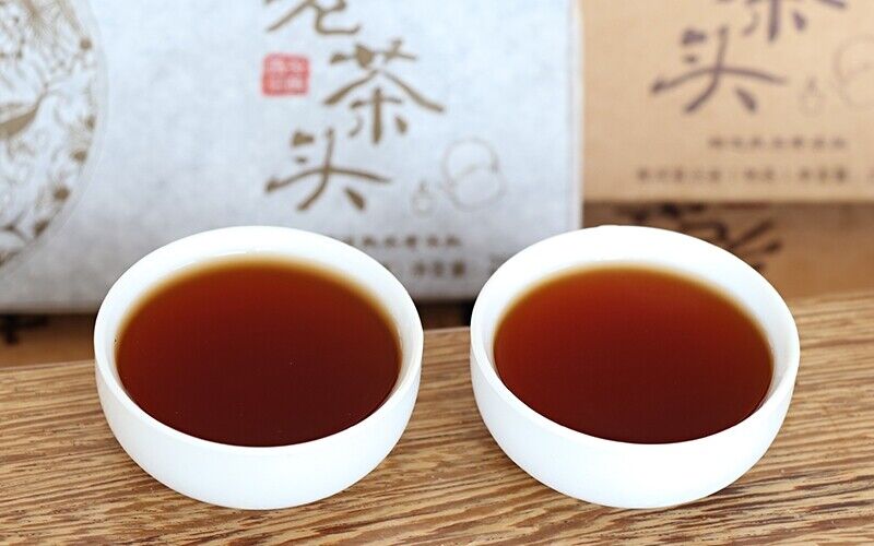Colourful Yunnan Menghai Lao Cha Tou Nugget Shu Ripe Pu Erh Puer Brick 250g