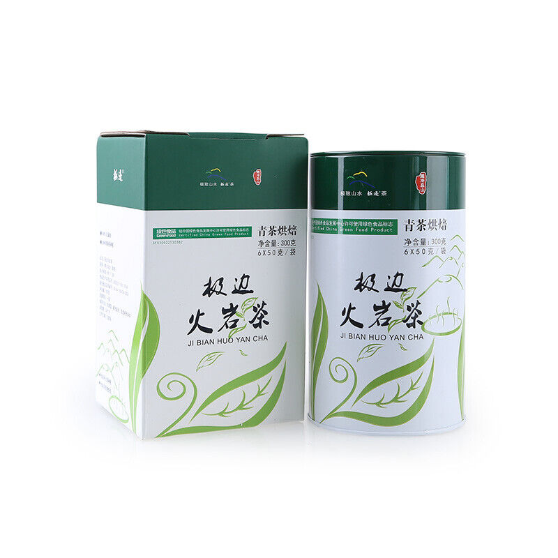 JI BIAN HUO YAN CHA Green Cha Yunnan Organic High Mountain Oolong Tea 300g Box Secondary image