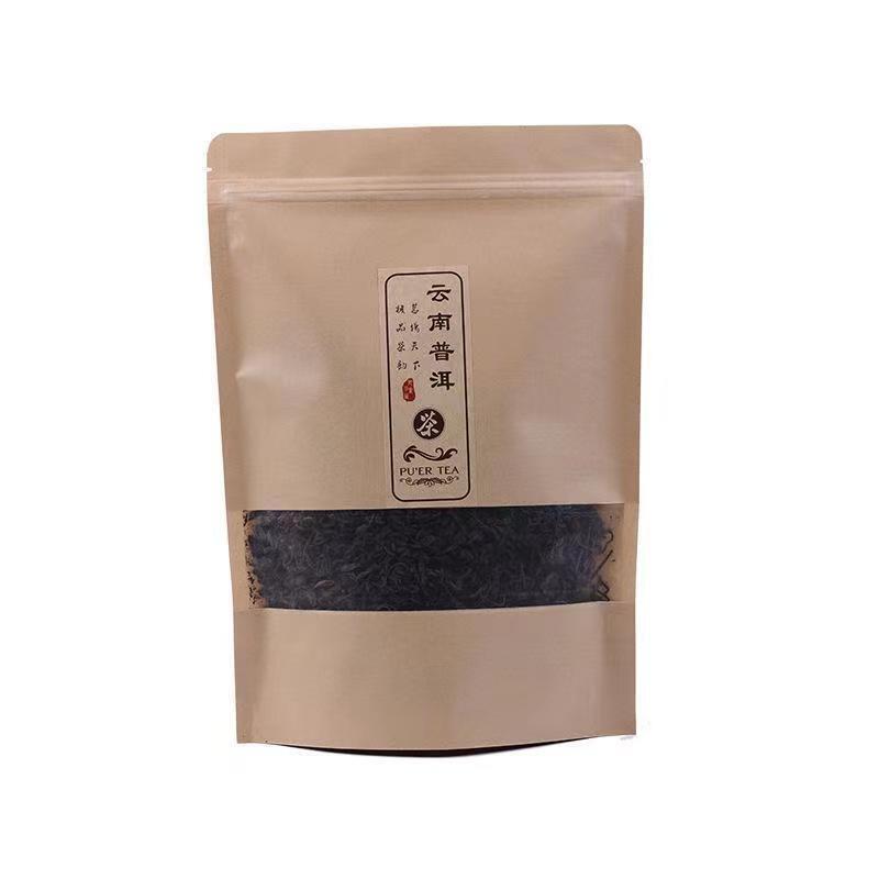500g Ripe Puerh Tea Yunnan Loose Leaf Pu-erh Cooked Tea Bag Package Pu'er Tea Main image