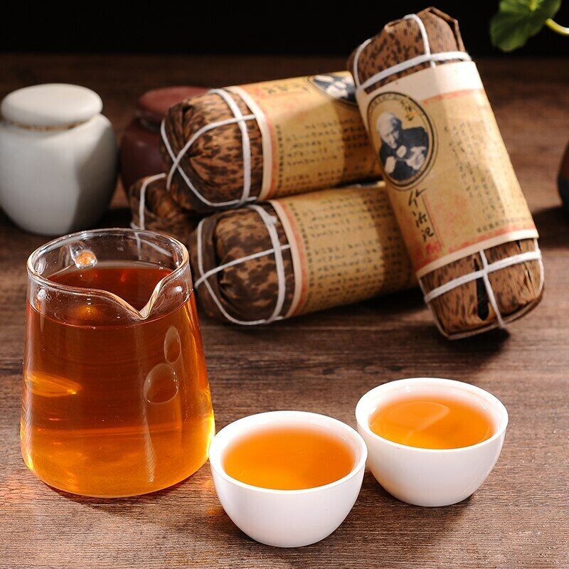 TeaTian Jian Anhua Dark Tea Royal Hunan Anhua Black Tea 200g Chinese Slimming Tea