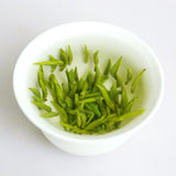 LEPINLECHA Ming Qian Silver Jar Que She Sparrow's Tongue Chinese Green Tea 100g