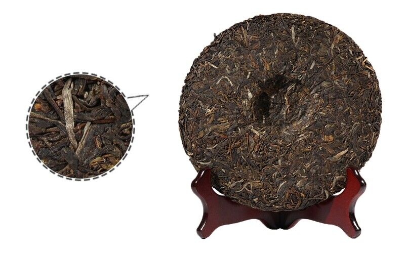Menghai BA JIAO TING 7540 Pu-erh Tea Cake 357g Raw Pu'er Tea Qi Zi Cake