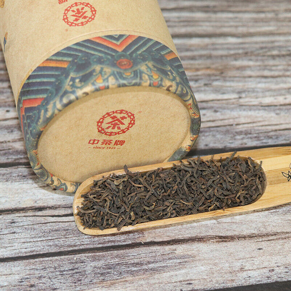 China Tea Ripe Puer Gongting Palace Pu'er Cooked Tea Loose Tea 150g Tin