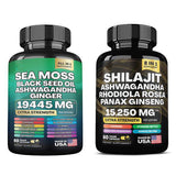 Dynamic Vitality Bundle - Sea Moss Multivitamin & Shilajit Power Combo