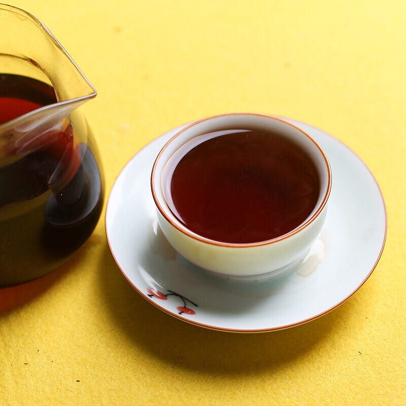 Logo Royal Precious Puer Shu Ripe Pu Erh Tea 357g Zhongcha CNNP Purple