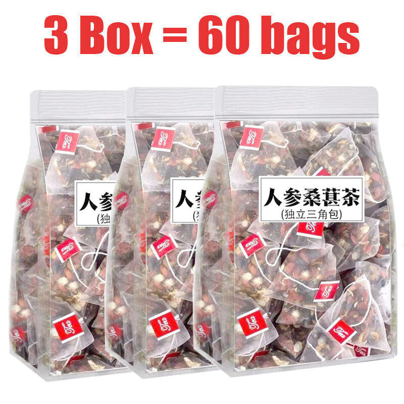 Five Flavors Goji Berry Tea Mens Essentials Wolfberry Relieve Fatigue Energy Tea