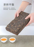 CHINATEA Dark Tea Hunan Anhua Dark Tea Golden Flower Leaf Fu Brick Tea 760g