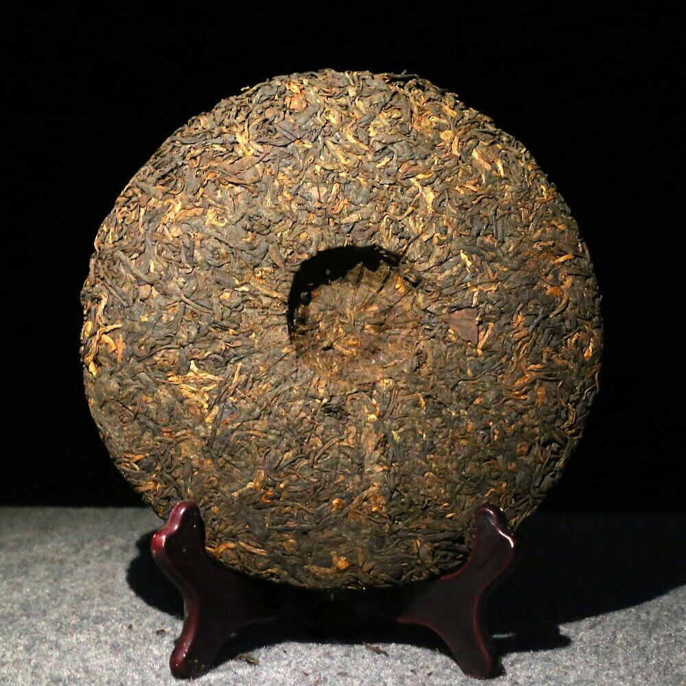 Yunnan Ripe Puerh Chen Xiang Hong Yin Shu Puer Cake Tea 357g
