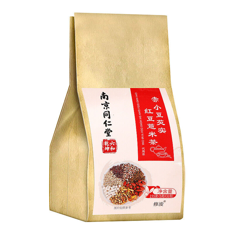 同仁堂红豆薏米茶 赤小豆苦荞大麦芡实组合袋泡花茶150g TongRenTang Red Bean Pearl Barley Tea 150g Main image