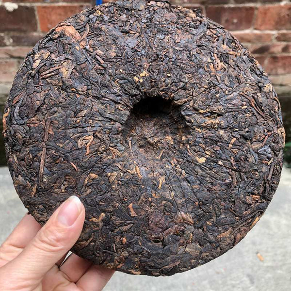 357g/12.59oz Tong Chang Huang Ji Yuan Cha Aged Ripe Puer Tea   Pu Erh
