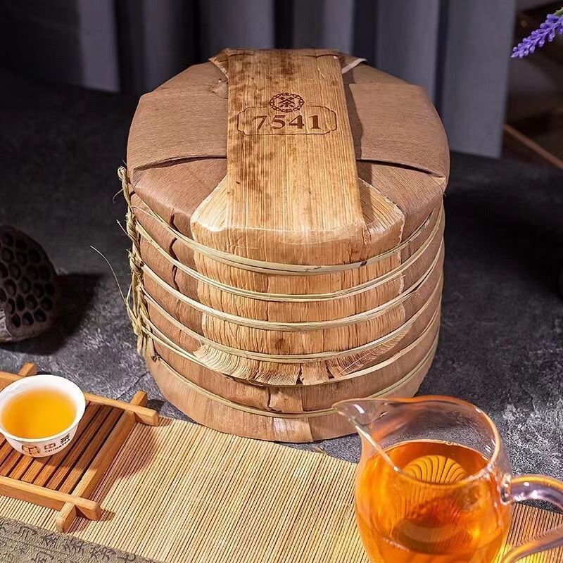 CHINATEA Brand Classic 7541 Pu-erh Tea Cake 357g Zhongcha Raw Pu'er Puer
