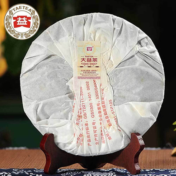 yr TAETEA 7572 (Batch 201) Ripe Puer Tea 357 g Dayi Shu Pu-erh Tea Cake