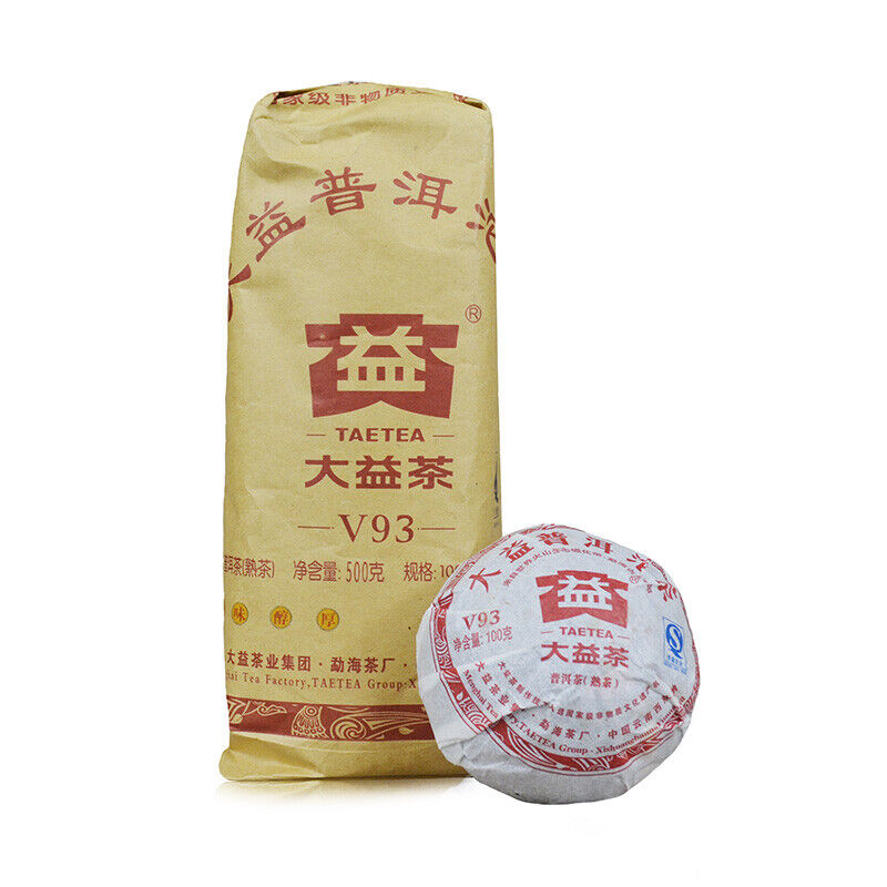 TAETEA V93 Tuo Cha* Yunnan Menghai Dayi Pu-erh Ripe Puer Shu Pu'er Tea 500g