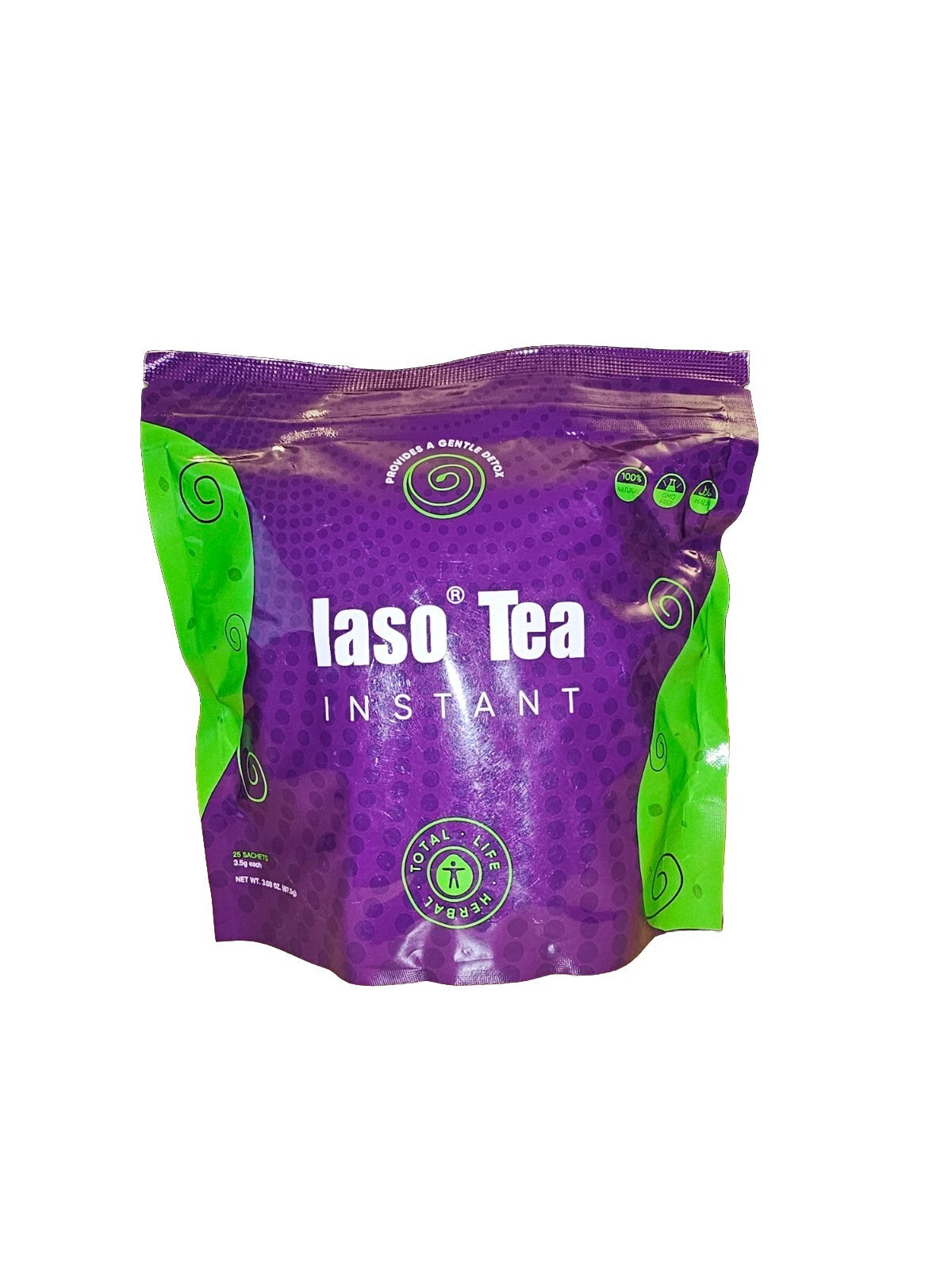 25 SACHETS  INSTANT HERBAL HEALTHY WEIGHT LOSS TEA  IASO NATURAL DETOX Main image