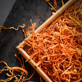 Chong Cao Hua Organic China Herbal Cordyceps Flower 50g-500g Cordyceps Militaris