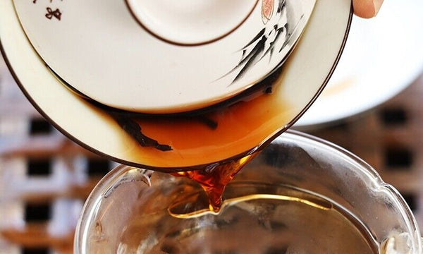 Ripe Puer Tea Cake 7590 Yunnan Qizibing Tea Aged Puer Tea Cake 357g/12.59oz