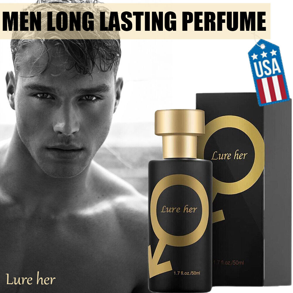 Pheromone Perfume Spray Aphrodisiac Golden Lure Her For Men to Attract Women NEW Secondary image