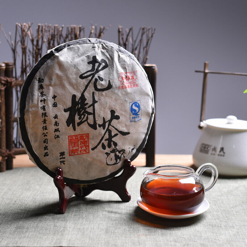 Yunnan MENGKU Brand Old Tree Tea Pu-erh Tea Cake 400g Ripe Puer Pu'erh Tea