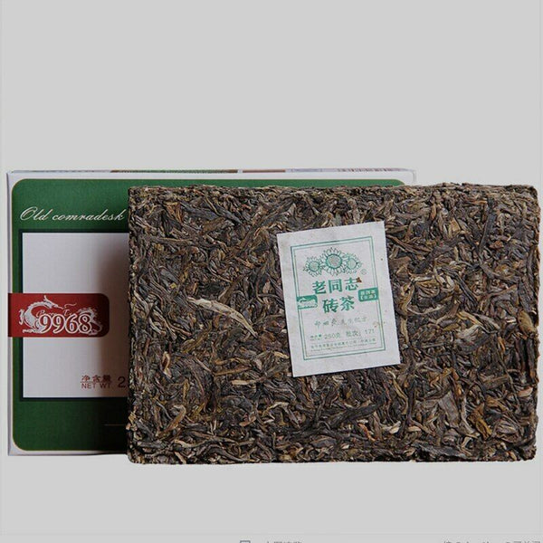 Haiwan Old Comrade Yr Chinese Tea 9968 171 Shen Puer Pu-erh Tea Brick 250g