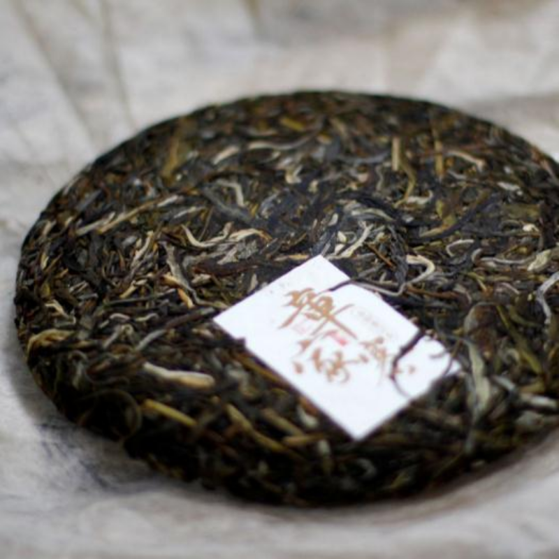 357g Yunnan Raw Puerh Tea Cake Zhangjiazhai Old Pu-erh Shengcha Pu'er Green Tea Main image