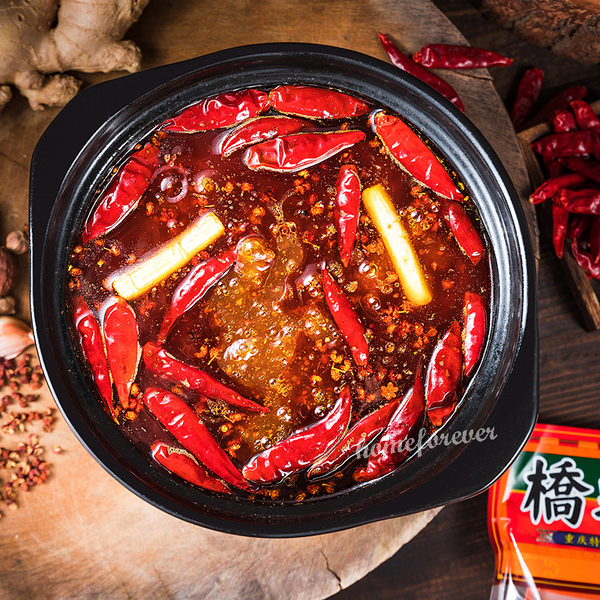 360g Qiaotou Spicy Hot Pot Base Mini Huoguo Chinese Food 桥头单人火锅底料宿舍夜宵 麻辣醇香 内含4小块