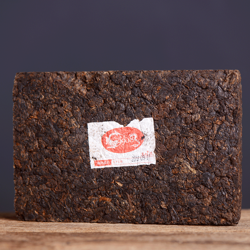 Haiwan Lao Tong Zhi 9908 Ripe Pu'er Lao Cha Tou Old Brick Shu Puer Tea 500g