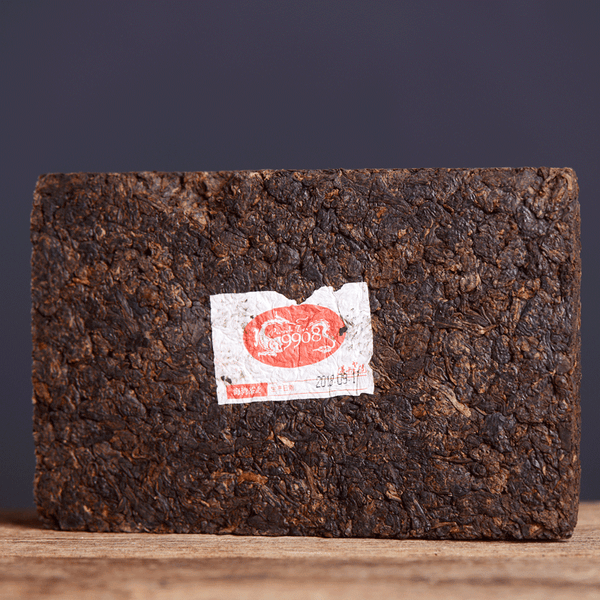 Haiwan Lao Tong Zhi 9908 Ripe Pu'er Lao Cha Tou Old Brick Shu Puer Tea 500g