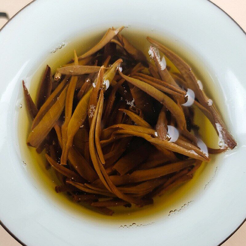 TeaYunnan Black Tea Dian Hong Gold Needle Jinya Golden Monkey Chinese Tea 150g
