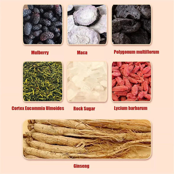 New! Kidney Tea Formula Ginseng Six Treasure Tea, Kidney Tea Chinese Herbal Tea